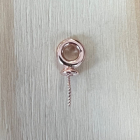 ST11 Stecköse Anhänger Silber rosé vergoldet 8 mm