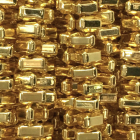 Hämatit gepresst / bedampft - Dreieck ca. 40 cm