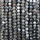 Hämatit gepresst / bedampft - Würfel mit gerundeten Ecken ca. 40 cm